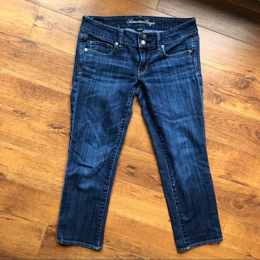 Dark Denim Capris